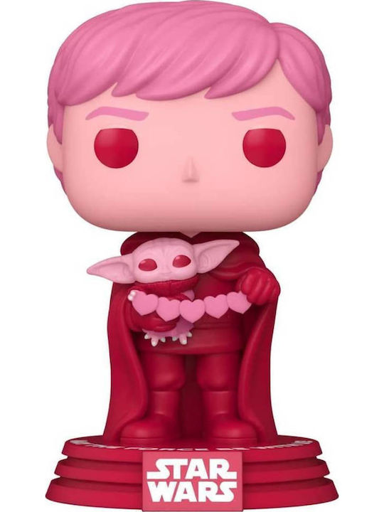 Funko Pop! Movies: Luke Skywalker with Grogu (Valentine) Bobble-Head Special Edition Funko Pop! Movies: Luke Skywalker with Grogu (Valentine) Bobble-Head Special Edition