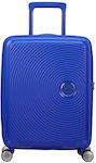 American Tourister Soundbox Spinner Exp 55/20 Cabin Travel Bag Cobalt Blue with 4 Wheels