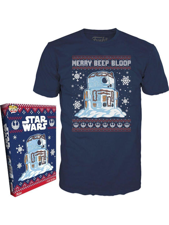 Funko Поп! Tees Филми: Star Wars - R2-D2 Snowman (S) - Фигурка Фънко Снежен човек (С)