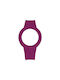 WATX & CO Καουτσούκ Λουράκι Μωβ 43mm