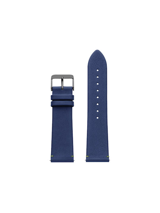 WATX & CO WXCO1726 Leather Strap Blue 44mm