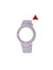 WATX & CO Curea de cauciuc Violet 46mm