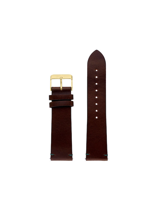 WATX & CO WXCO1715 Leather Strap Brown 44mm