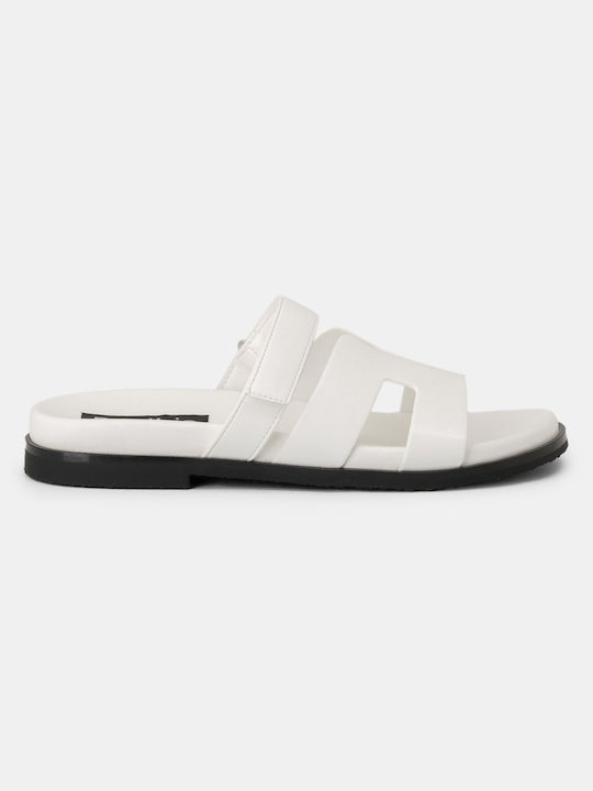 Sandale Casual Damă Albe K24-301-8185-Alb
