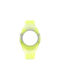 WATX & CO Gummi-Armband Gelb 38mm