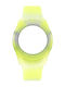 WATX & CO Rubber Strap Yellow 38mm