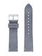 WATX & CO Δερμάτινο Λουράκι Γκρι 44mm