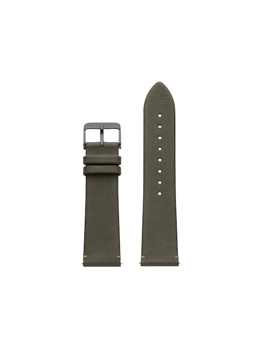 WATX & CO WXCO1724 Leather Strap Gray 44mm