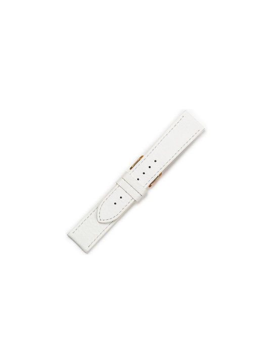 Leather Strap White 20mm