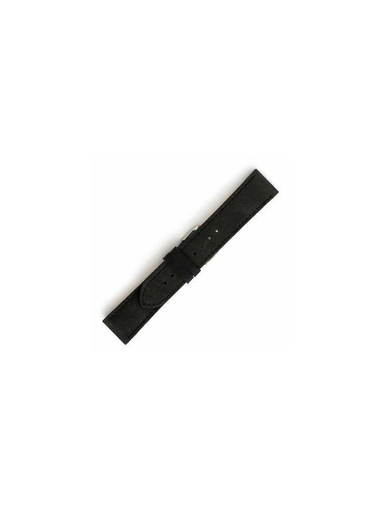 Curea din piele Negru 22mm