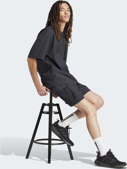 adidas City Escape Ανδρική Βερμούδα Cargo Μαύρη