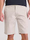 Funky Buddha Herrenshorts Chino Silver Grey