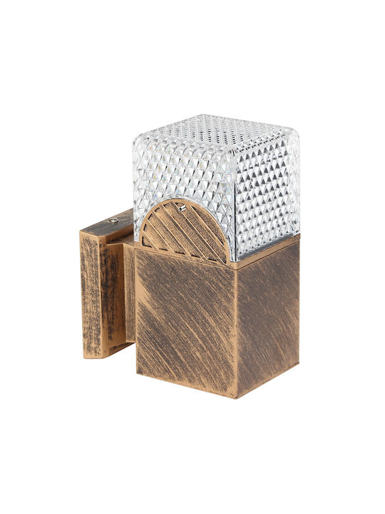 Keskor Lumină de exterior montată pe perete E27 IP44 9x14.5x19εκ.