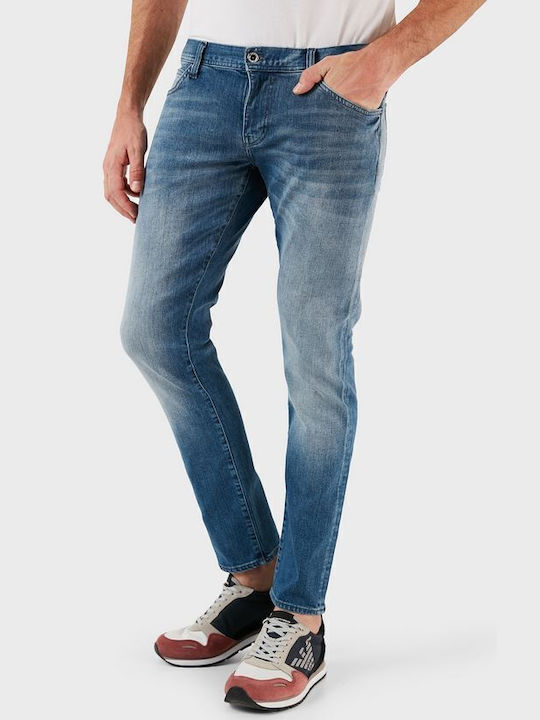 Armani Exchange Pantaloni de Bărbați din Jean în Croială Skinny Denim