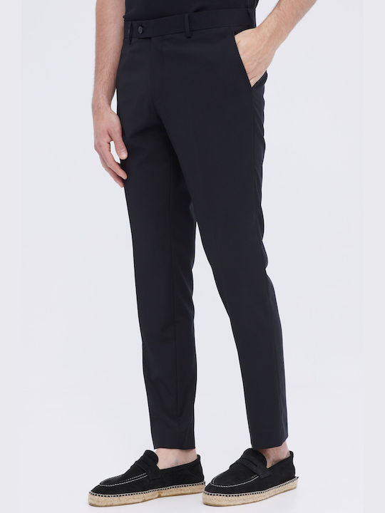 Classic Black Trousers Narrow Line Aristoteli Bitsiani