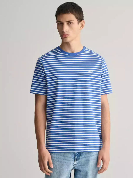 Gant T-shirt Bărbătesc cu Mânecă Scurtă BLUE