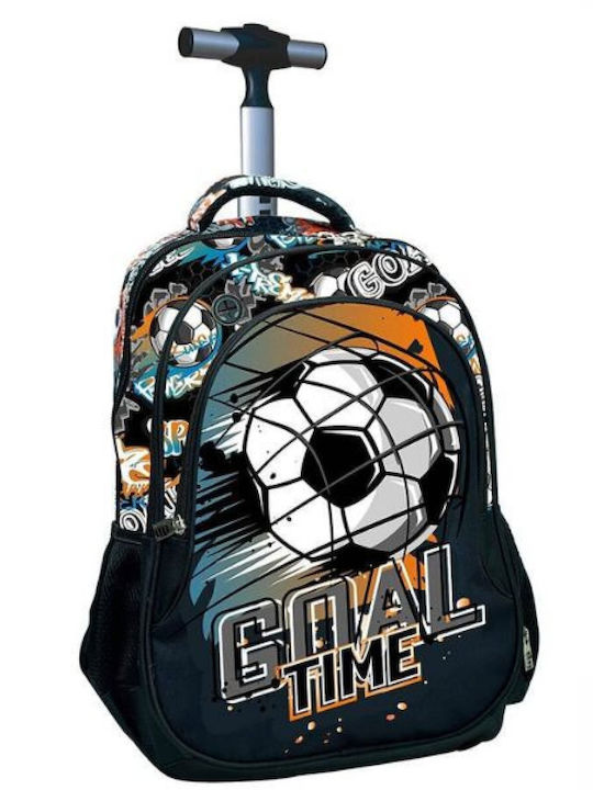 Back Me Up Soccer School Bag Trolley Elementary, Elementary in Black color 30lt