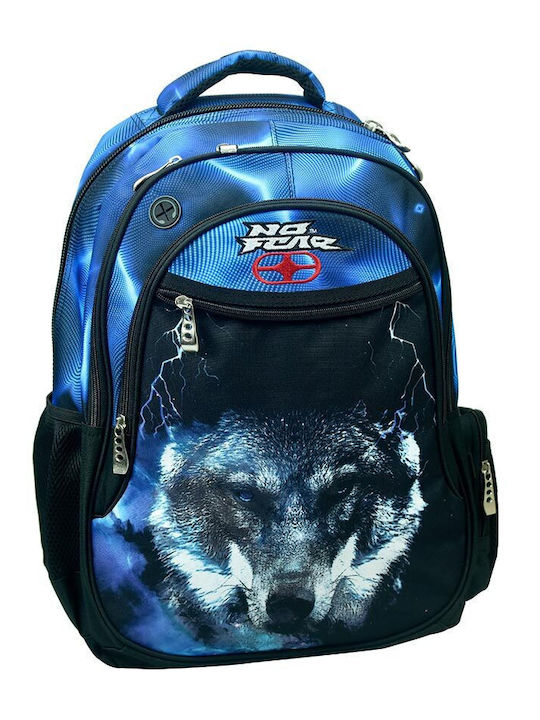 No Fear Städtische Oval Rucksack Nacht Wolf No Fear