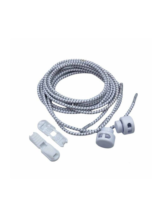 Marbet Κορδόνια Παπουτσιών Ελαστικά Λευκά 2τμχ 120cm