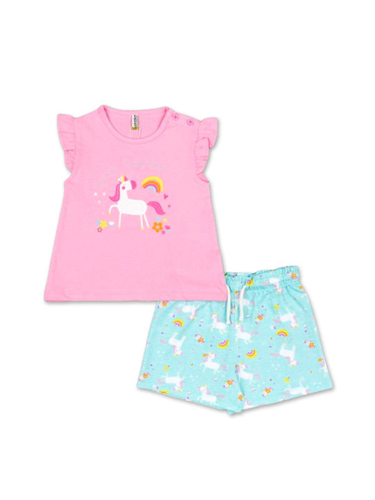 Losan Set Summer 2pcs Pink