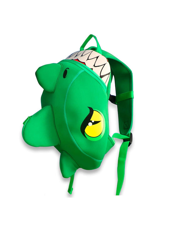 Τσάντα Backpack Crazy Safety Crocodile Green 170201-03-01