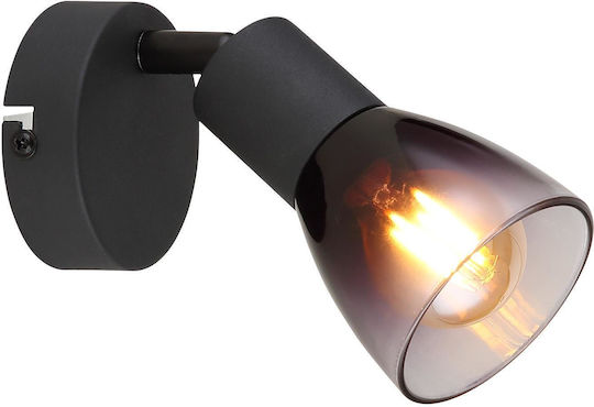 Globo Lighting Einzel Spot mit Fassung E14 in Schwarz Farbe