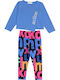 Kinder-Set mit Leggings Sommer 2Stück Blau