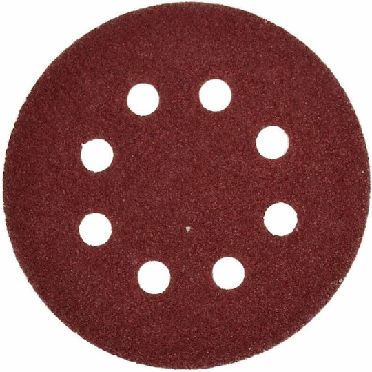 Velcro Orbital Sander Sanding Sheet K100 with Holes 125x125mm Set 5pcs