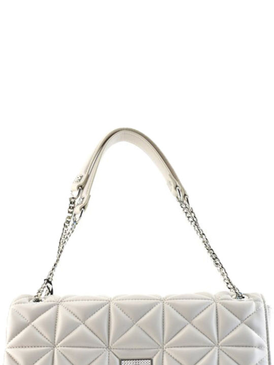 John Richmond Damen Tasche Schulter Silber