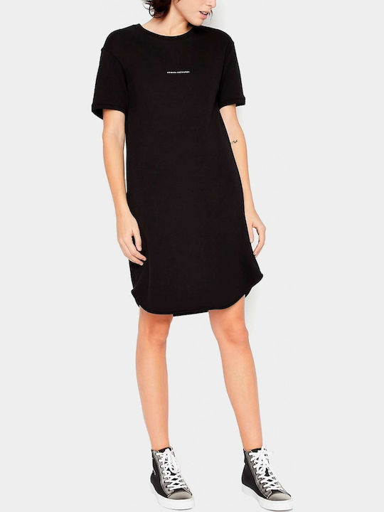 Лятна Mini T-shirt Рокля Черна