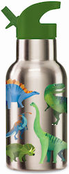 Edelstahlflasche Dino World 19 Cm 400 Ml Edelstahlflasche Dino World 19 Cm 400 Ml