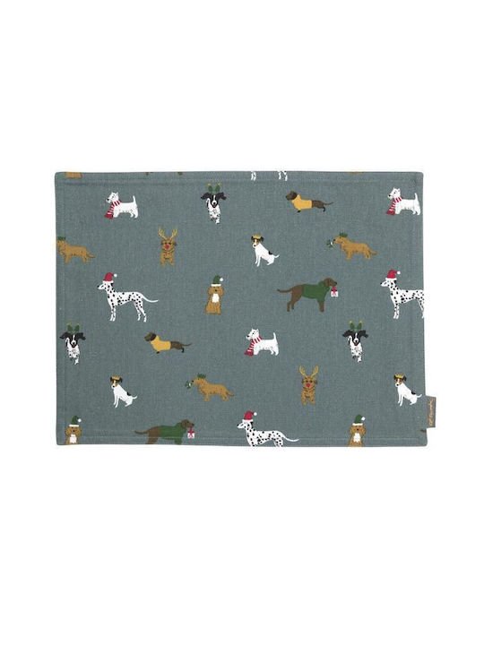 Υφασματινο Σουπλα 40x30cm Sophie Allport Christmas Dogs