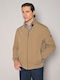 Sogo Herren Jacke Leder Color Beige