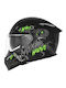 Nox N731 Zumbi Junior Kids Full Face Helmet ECE 22.06 1250gr Black Matt / Fluo