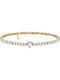 Chiara Ferragni Bracelet Riviera with design Heart made of Steel Gold Plated with Diamond