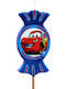 Osterkerze Candy Print Autos 19x10x2cm 001601