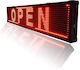 LED Sign One - Sided 103x23cm Red