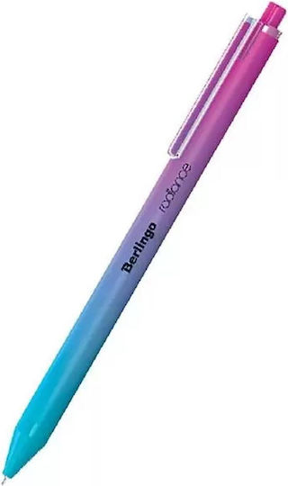 Στυλό Berlingo Radiance Κουμπί 0.7 Μπλε