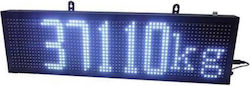LED скролиращ панел Едностранно 103x40см Бял