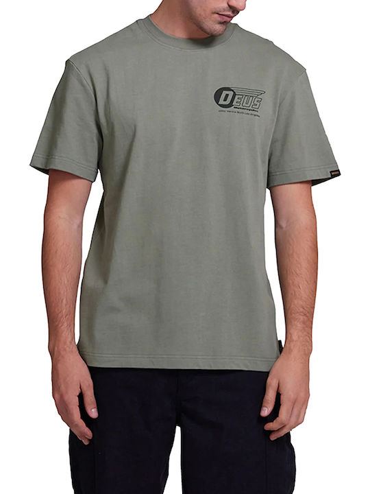 Deus Ex Machina Deus Herren T-Shirt Kurzarm Grün
