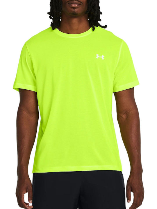 Under Armour Streaker Sportliches T-Shirt Gelb