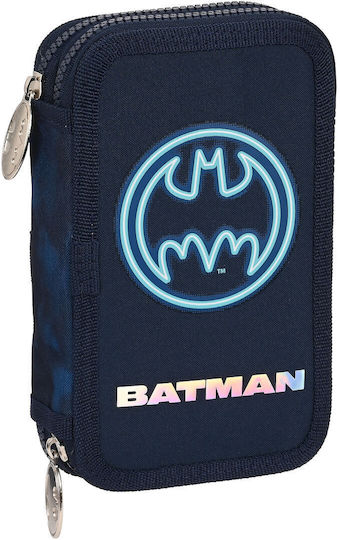 Batman Backpack Backpack Pencils Batman Legendary Navy Blue 12.5 X 19.5 X 4 Cm 28 Pieces