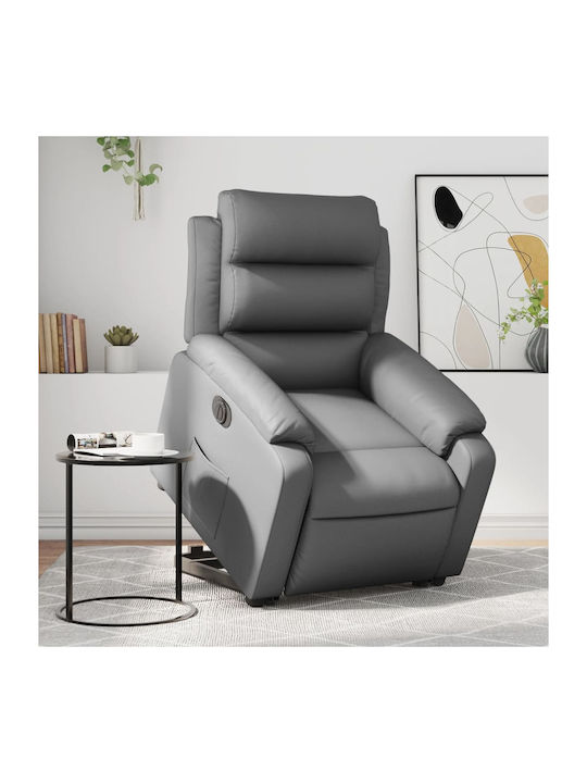 Relax Armchair with Footstool from Leatherette ...