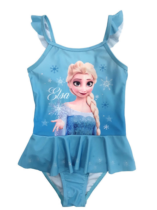 Disney Costum de baie pentru copii O singură bucată Frozen Turquoise