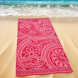 Lino Home Strandtuch Fuchsie 180x90cm.