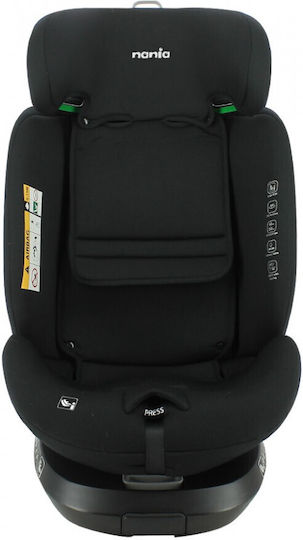 Nania Spirit Детско Столче за Кола i-Размер с Isofix Сив 0-36 кг