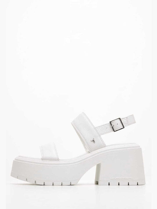 Windsor Smith Leder Damen Sandalen in Weiß Farbe