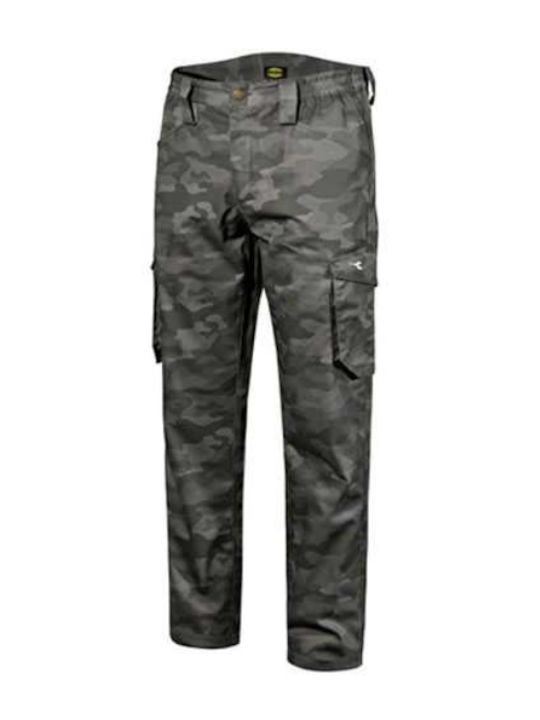 Utility Diadora Staff Cargo Camo Παντελόνι Εργασίας Γκρι