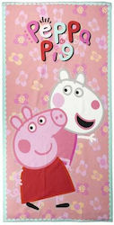 Peppa Pig Παιδική Πετσέτα Θαλάσσης Ροζ Peppa Pig