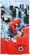 Marvel Παιδική Πετσέτα Θαλάσσης Κόκκινη Spiderman 137x70εκ.